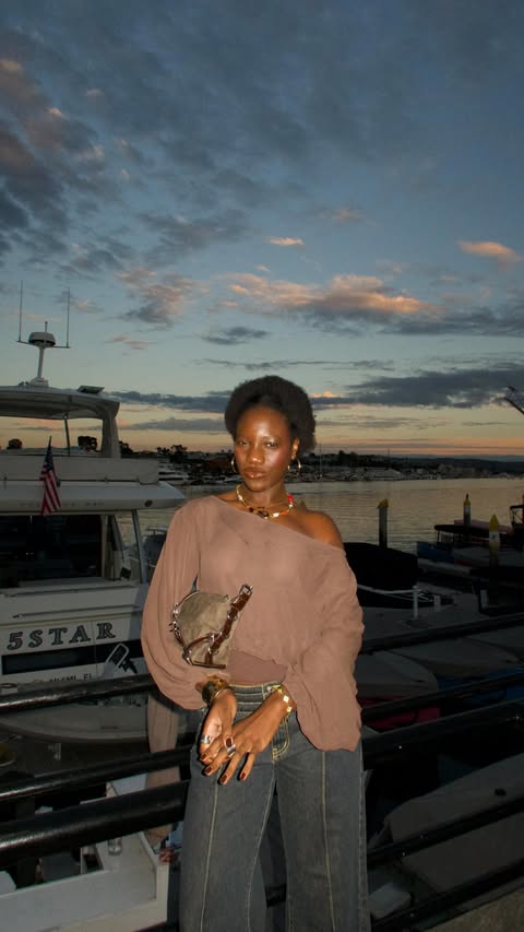 Instagram post by @lucyclawson for Princess Polly. Caption reads: [...] 🌬️🤍 code: LUCY
#pp_partner #princesspolly....