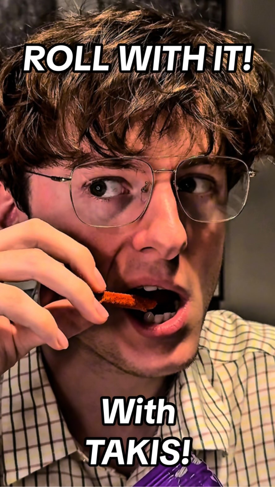 Instagram post by @jackmjchalmers for Takis. Caption reads: takis game night with The Joker, Rick Grimes,....