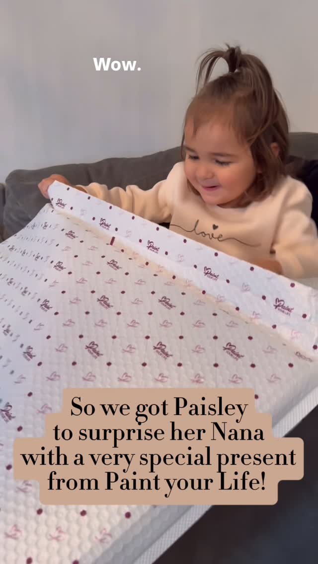 Instagram post by @family_life_with_nala for PaintYourLife. Caption reads: [...] looking for the perfect gift then....