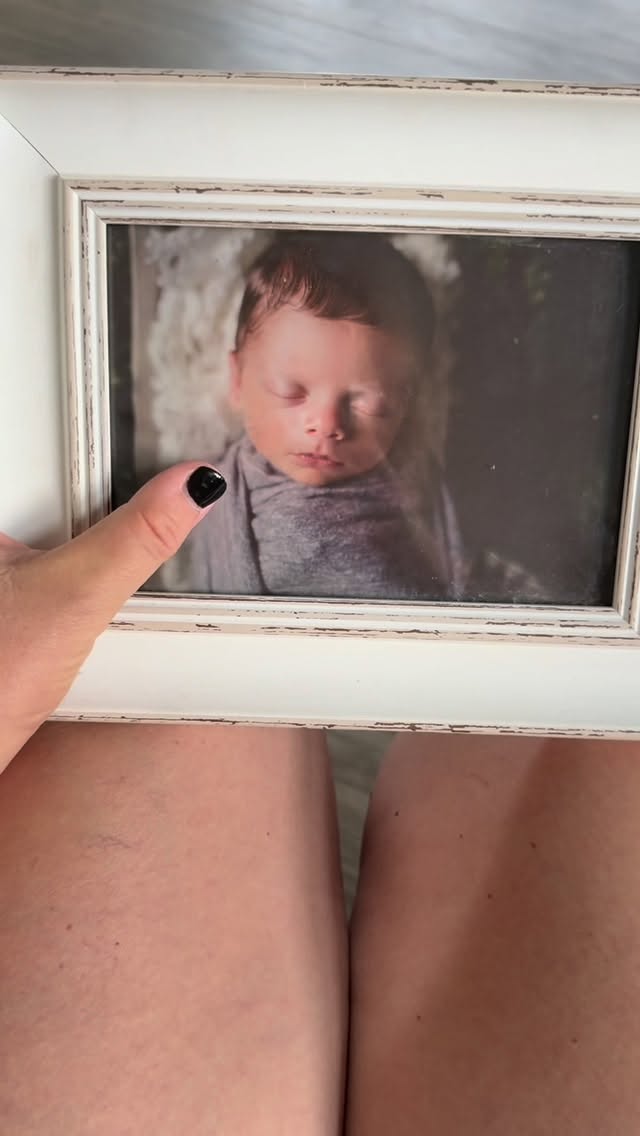 Instagram post by @museful_chaos for VTECH. Caption reads: [...] after. 
•
•
#musefulchaos #infantloss #vtech.