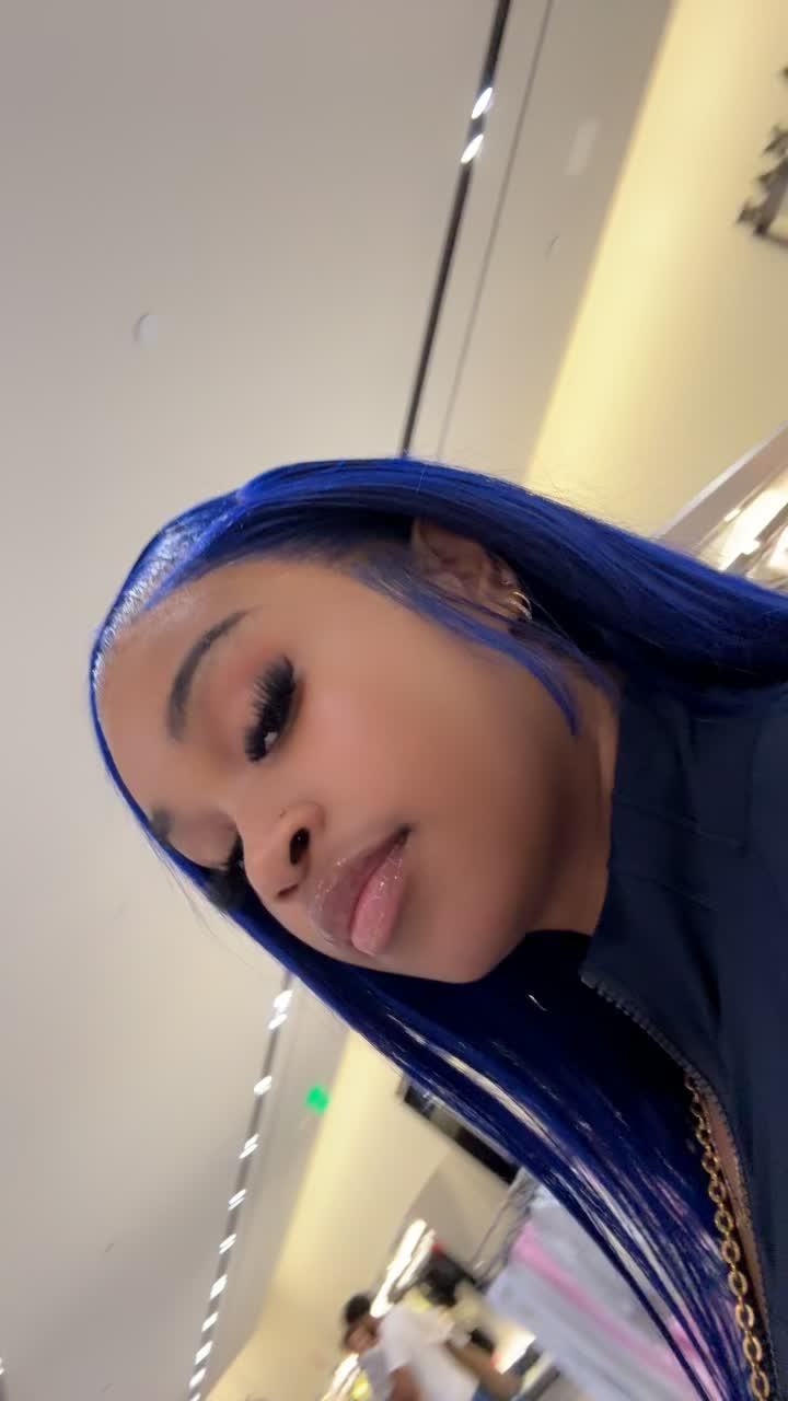 TikTok post by @j.aalece for Eullair. Caption reads: @eullair hair @eullair hair shop 😍😍😍.