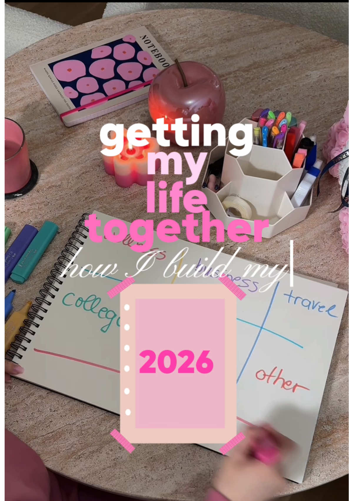 TikTok post by @boba.udovicic for Notion. Caption reads: [...] and I'll send you the link of the 2026....