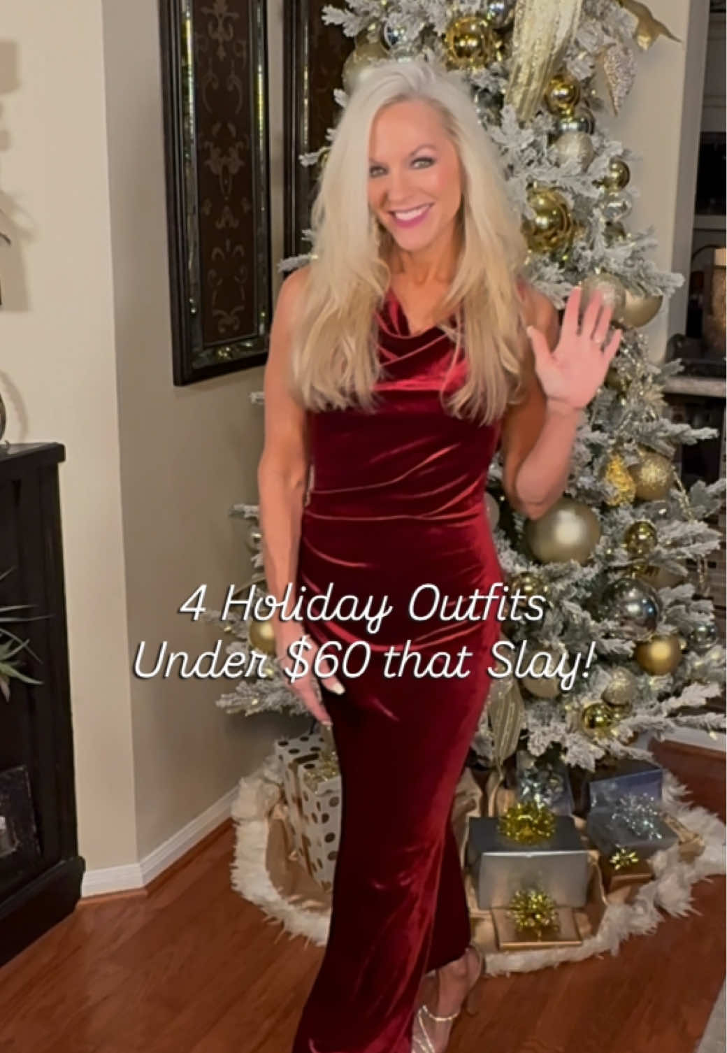 TikTok post by @agepluselegance for Grace Karin US Shop. Caption reads: [...] & silver sparkle – which one’s YOUR vibe?....