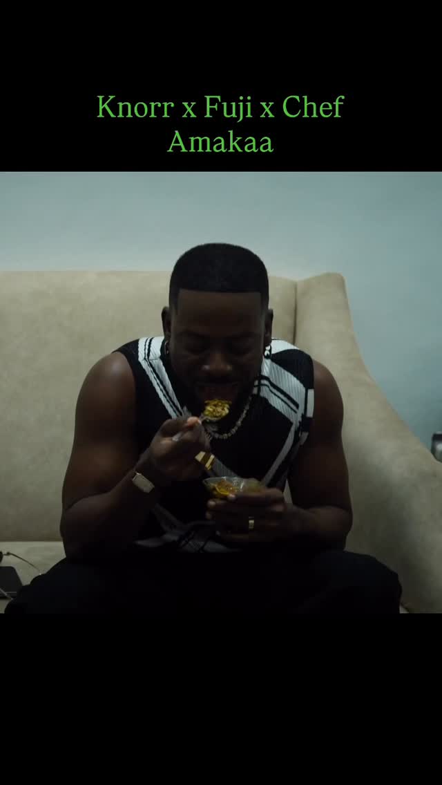 Instagram post by @adekunlegold for Knorr. Caption reads: So on Friday, magic happened. History was made.....