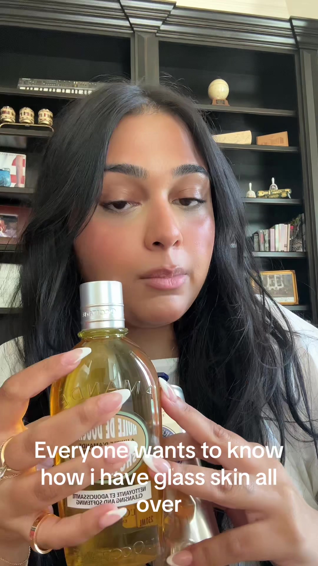 TikTok post by @jovkhann for L'OCCITANE. Caption reads: You too can be like me @LOCCITANE @CYKLAR @hanni....