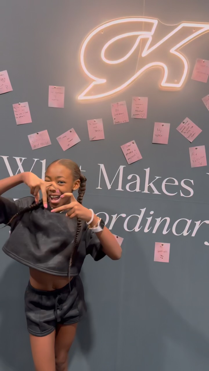 Instagram post by @keepingitari for GK Elite. Caption reads: When asked what makes me extraordinary, I said “my....