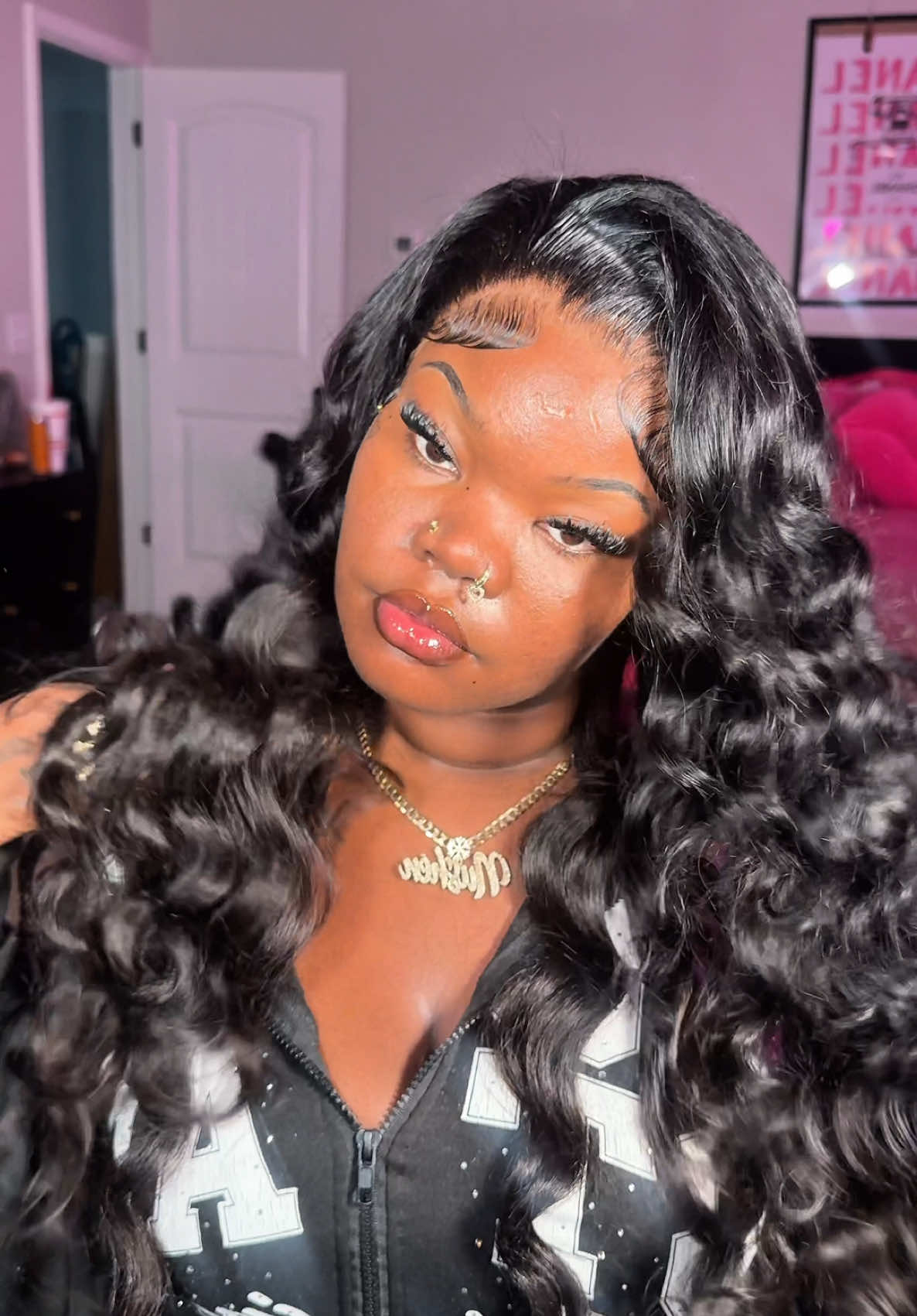 TikTok post by @therealamiyanushen for Yawawe Hair. Caption reads: get into this unit from @Yawawe Hair @Yawawe Hair....