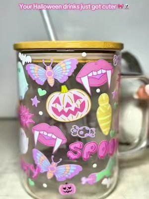 TikTok post by @glamandgosoto for Sip-Sip Hooray!. Caption reads: [...] lid and reusable plastic straw. @Sip-Sip....