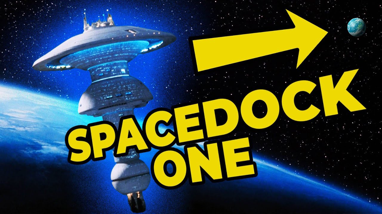 YouTube post by @TrekCulture for Acast. Caption reads: Star Trek: 10 Secrets About Spacedock One You Need....
