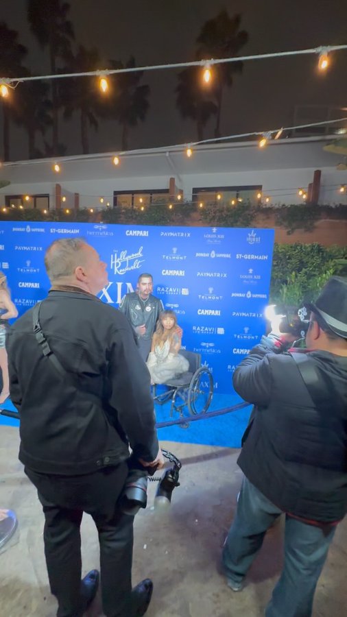 Instagram post by @kanyasesser for MAXIM. Caption reads: Thank you @goldensoiree x @maximmag for the NYE....