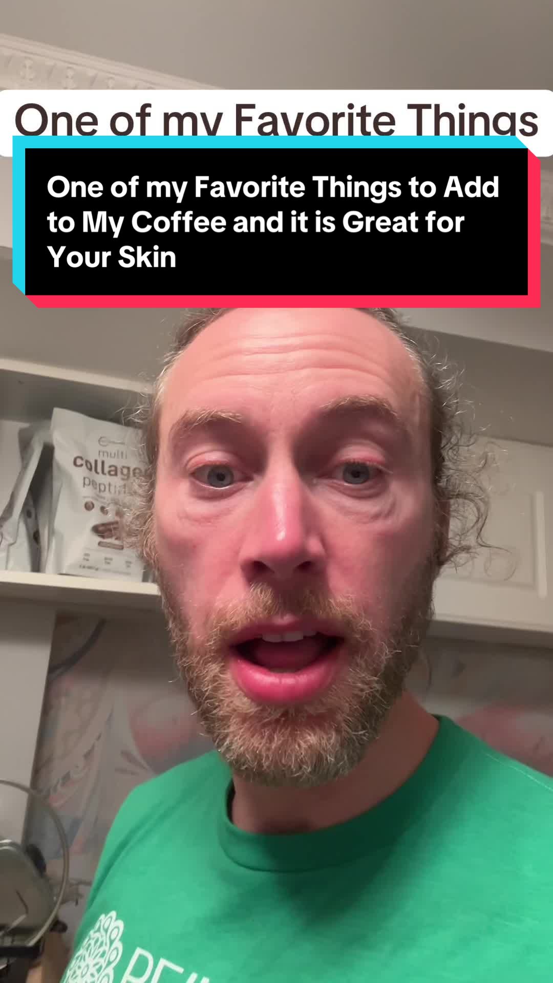 TikTok post by @robertwblove for Micro Ingredients. Caption reads: One of my favorite things to add to my coffee and....