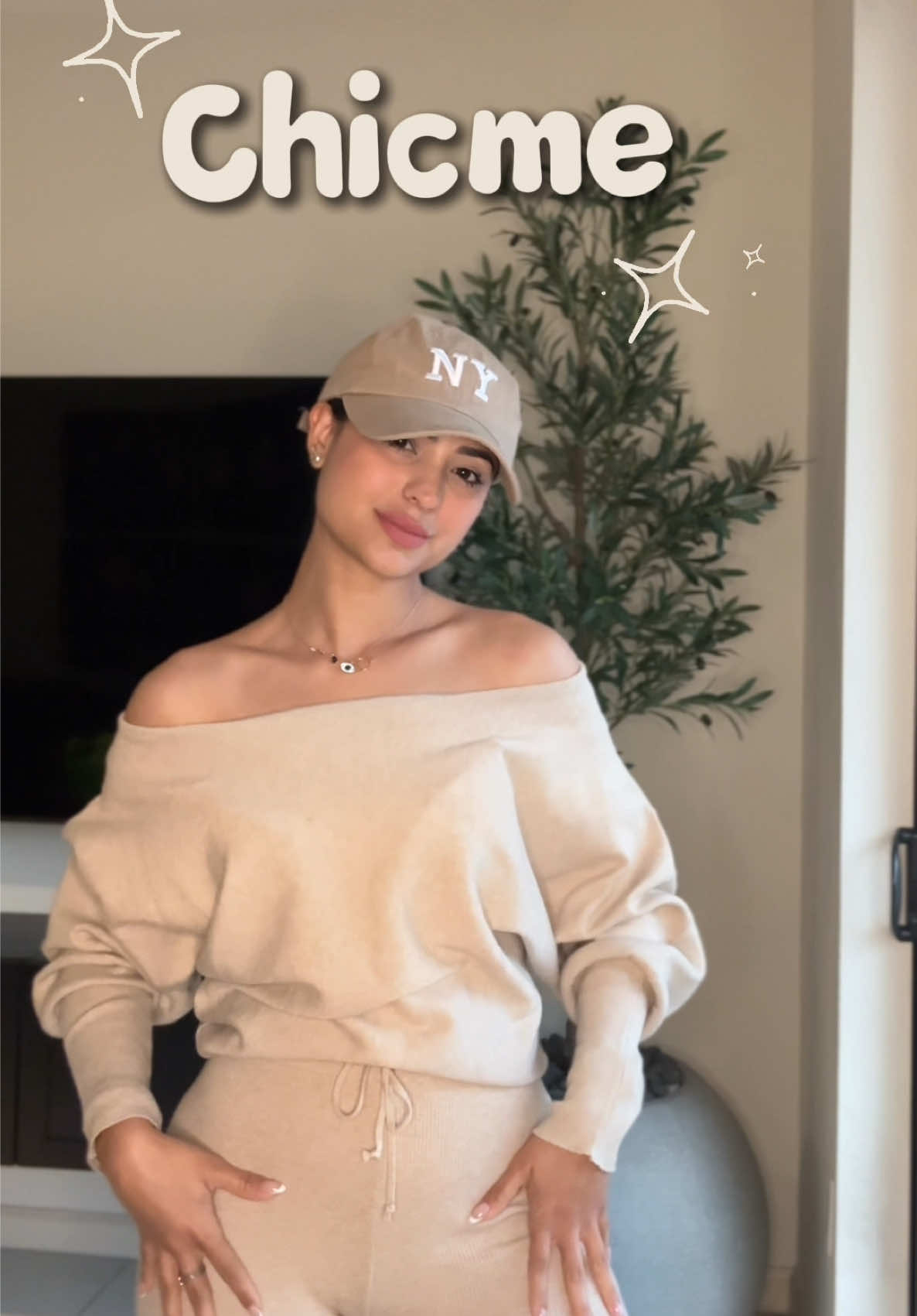 TikTok post by @chavelaguay01 for ChicMe. Caption reads: So in love with this set 🤍  @chicme.us.official....