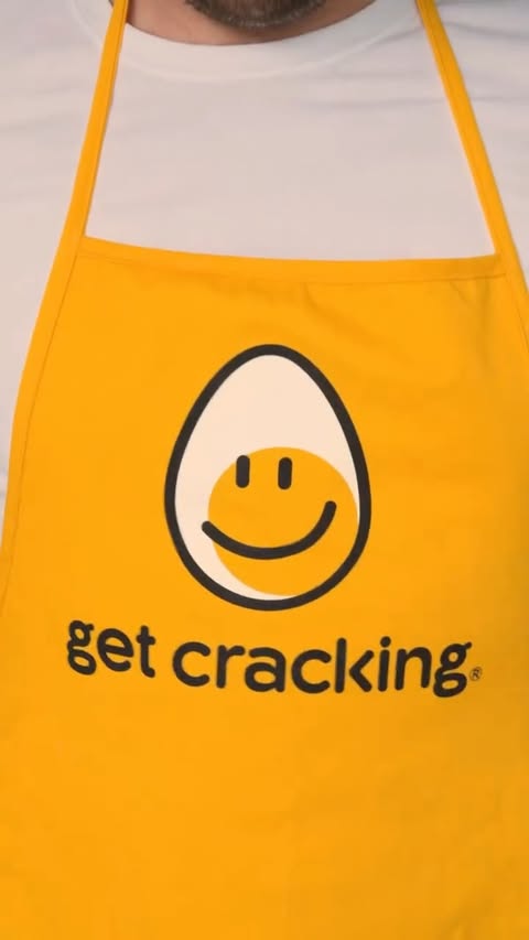 Instagram post by @austenalexander for Get Cracking. Caption reads: Once you start seeing eggs… you can’t unsee them....