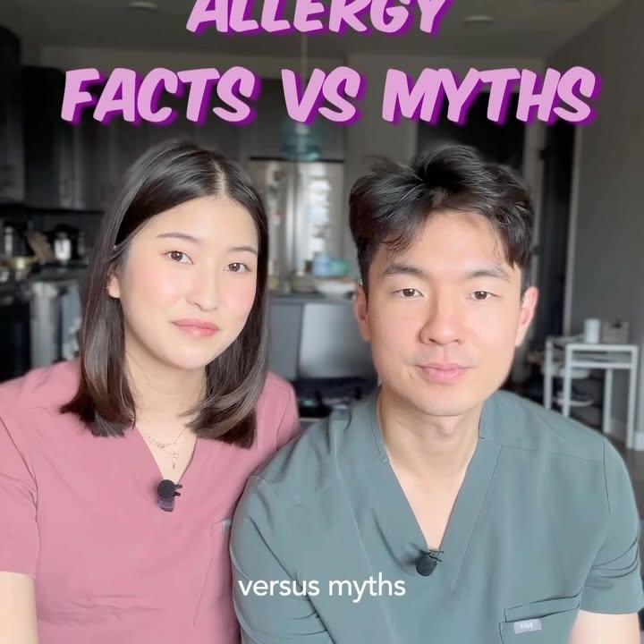 Instagram post by @marriedinscrubs for GoodRx. Caption reads: #ad Allergy season is now in full swing! I see so....