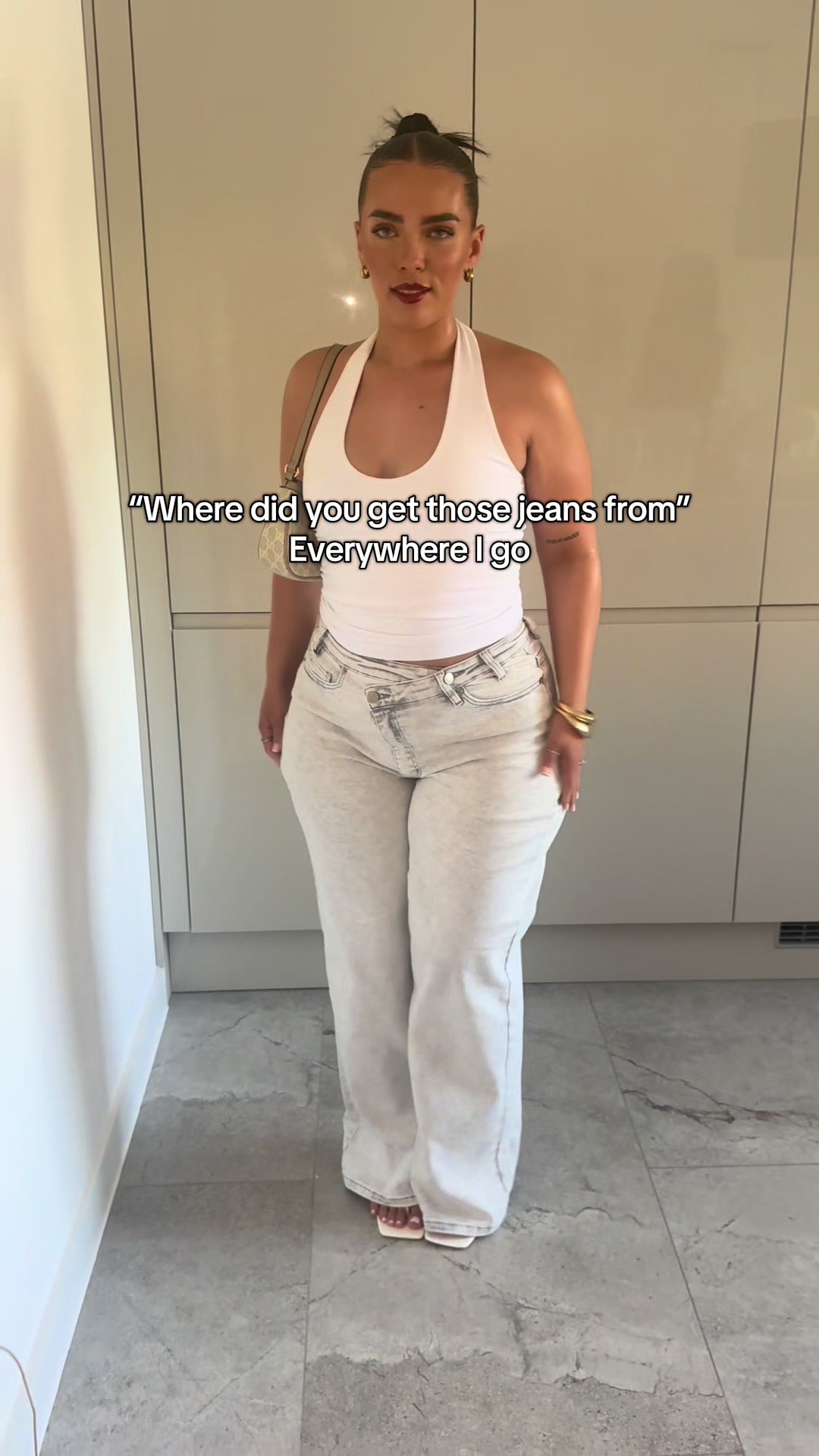 TikTok post by @b3ffany11 for RELA RELA. Caption reads: Curvy gal approved jeans!! @RELA RELA....