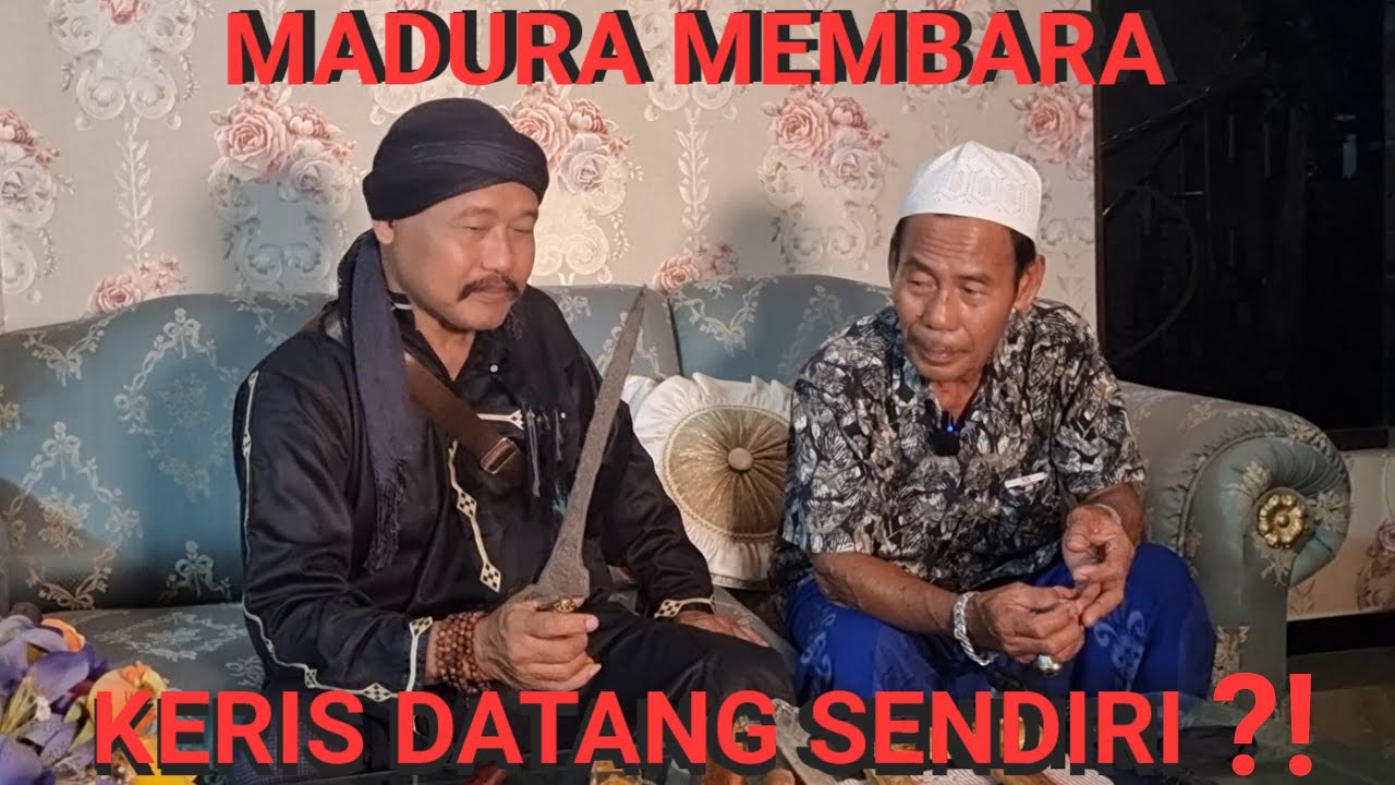 YouTube post by @gussholehpati4801 for Tokopedia. Caption reads: MISTERI !!! KERIS DATANG SENDIRI ?! MILIK PAK HAJI.