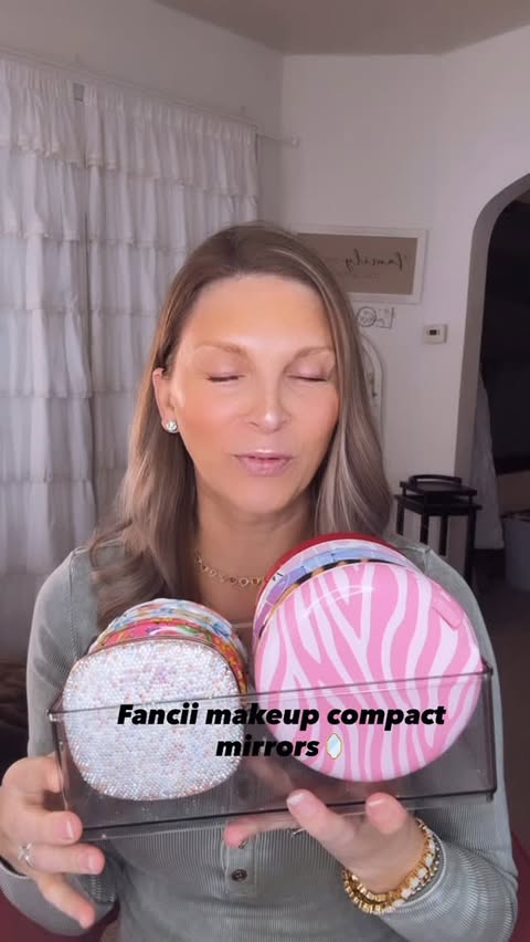 Instagram post by @terrykay19 for Fancii. Caption reads: The ✨ Taylor Compact Mirror from Fancii is a MUST....