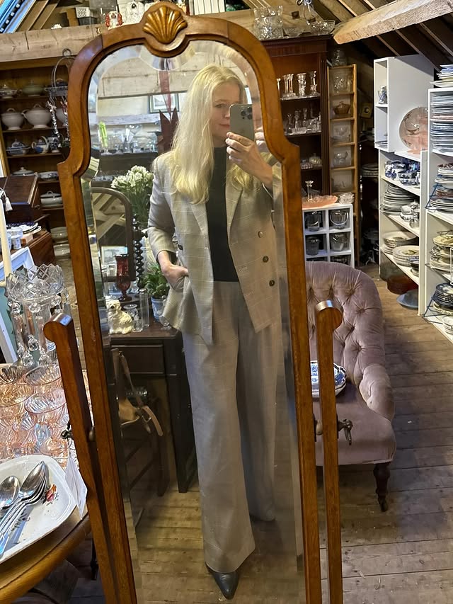 Instagram post by @sashawilkins_ for French Connection. Caption reads: It’s exactly a year since I gave myself my first....