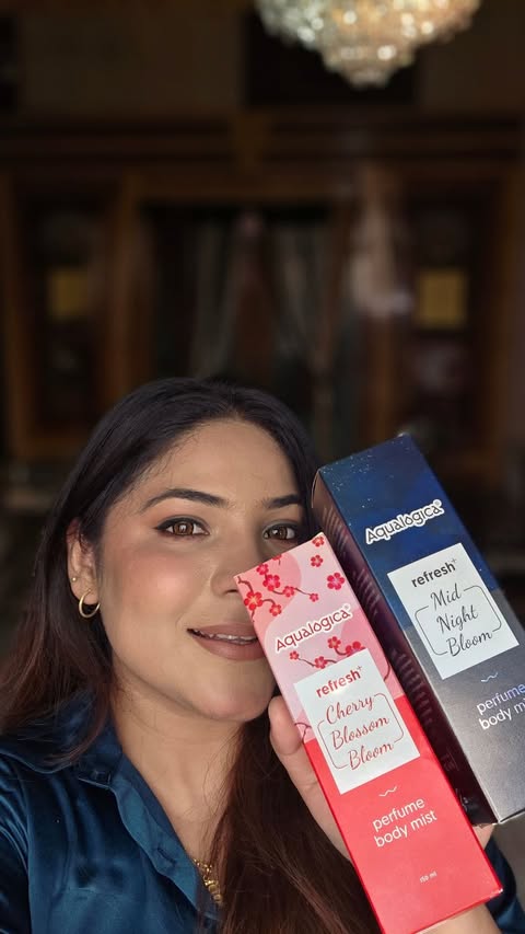 Instagram post by @_sanaa.98 for Honasa Consumer Ltd.. Caption reads: Main character energy in every spray 🎀.....