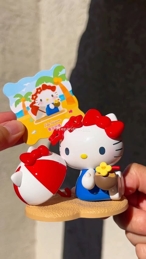 Instagram post by @lecubsusa for TOP TOY. Caption reads: [gifted] unboxing @toptoy_online hello kitty....