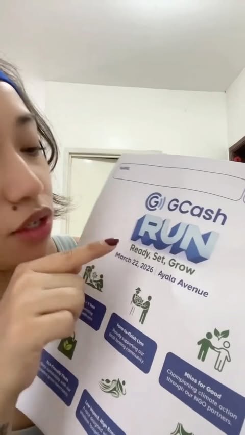 Instagram post by @rastagee_ for GCash. Caption reads: Ready na ba kayo para sa #GCashRun2026? Did you....