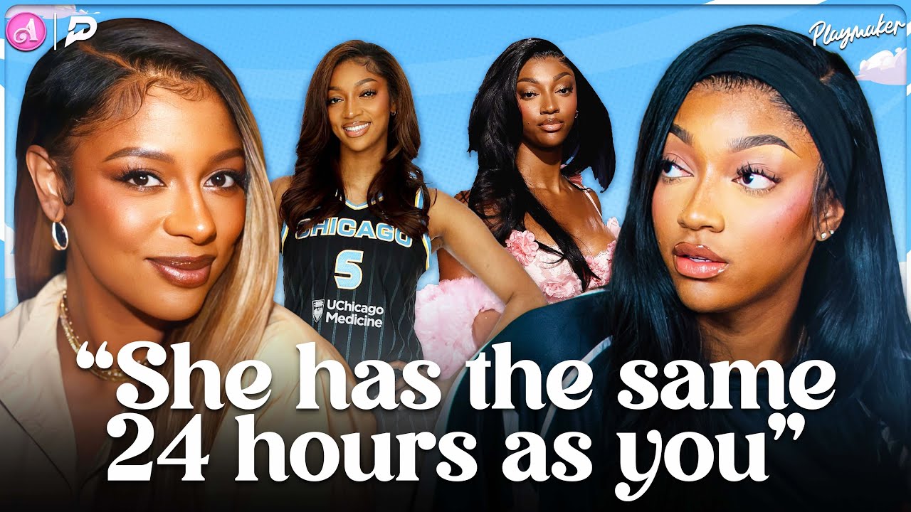 YouTube post by @UnapologeticallyAngelShow for Playmaker. Caption reads: Angel & Victoria Get Real About Staying Motivated....