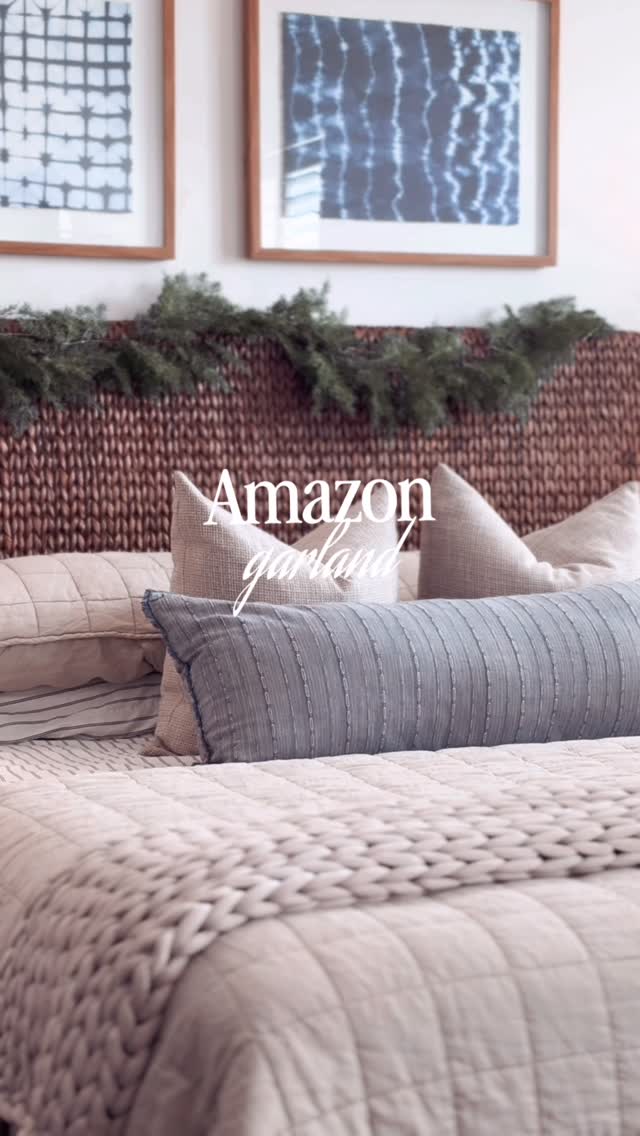 Instagram post by @sunnychichome for Amazon Prime. Caption reads: My FAVE @amazonprime garland!! (Comes with battery....