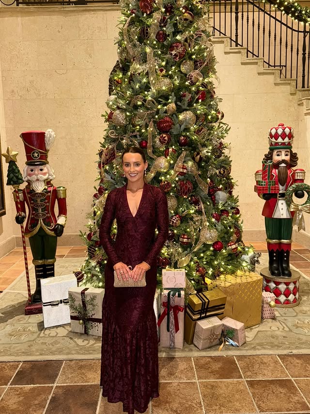 Instagram post by @haleyheath_ for 12th Tribe. Caption reads: [...] Long Sleeve Maxi Dress from @shop12thtribe.