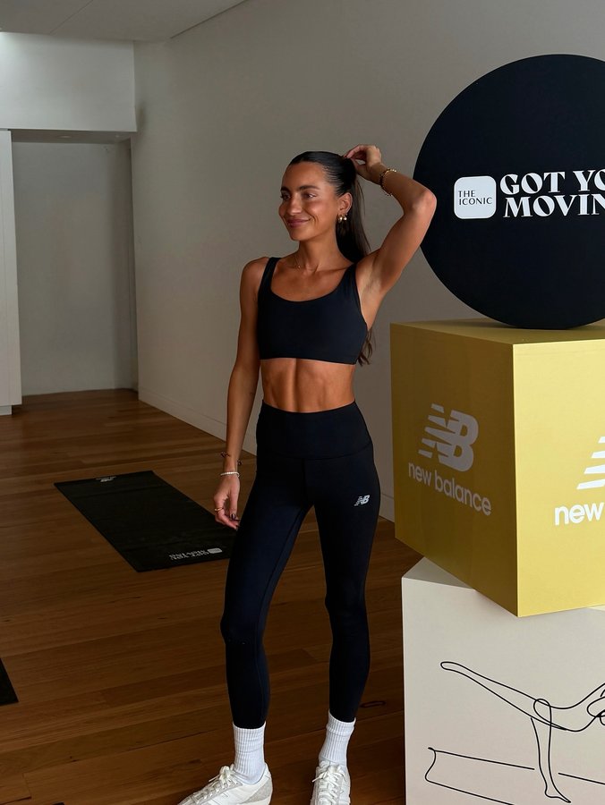 Instagram post by @coconutandbliss for THE ICONIC. Caption reads: What a morning! Kicked off @theiconicau’s....