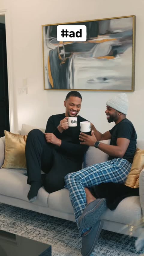 Instagram post by @terrell.and.jarius for Keurig. Caption reads: #ad Some moments at home feel small, but they....