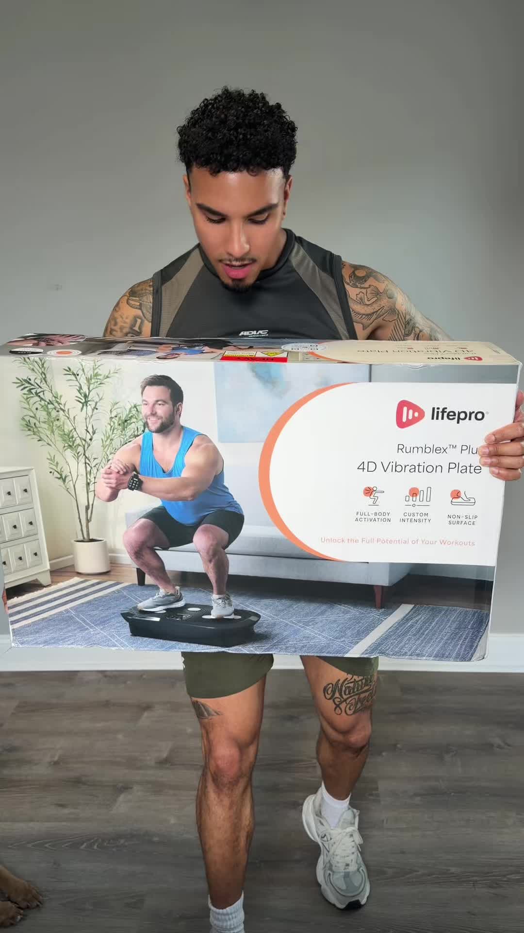 TikTok post by @angelnievess_ for Lifepro Fitness. Caption reads: POV: Your workouts just got a serious upgrade.....