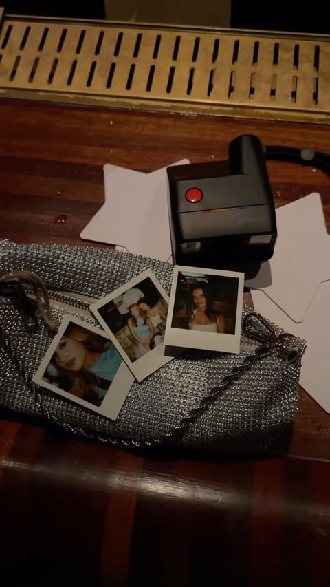 Instagram post by @oliviagraceherring for Polaroid. Caption reads: [...] free quality time with my besties & the....