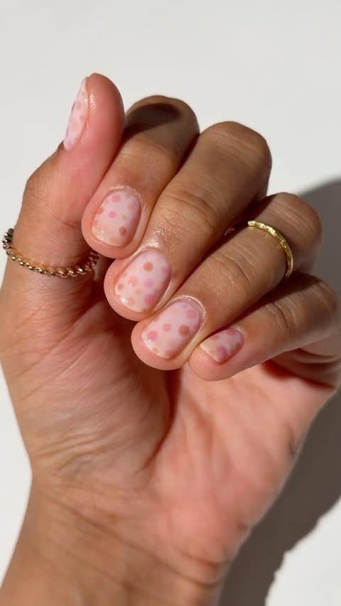 Instagram post by @nonnailartist for ohora. Caption reads: [...] me in 🤭 I’m using a combination of....