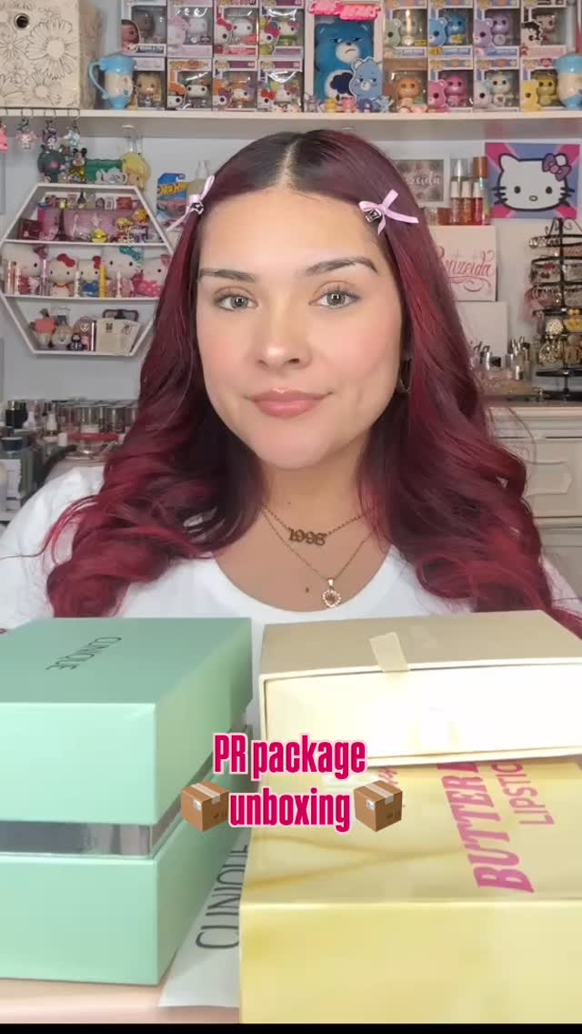 Instagram post by @beatbybrizeida for Olive & June. Caption reads: Pr package unboxing 💕 thank you to all the brands....