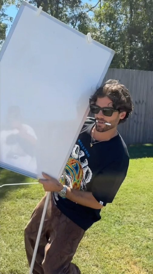 Instagram post by @hootiehurley for BBC ICECREAM. Caption reads: [...] acting brand new 🤣 @rollingloud x....