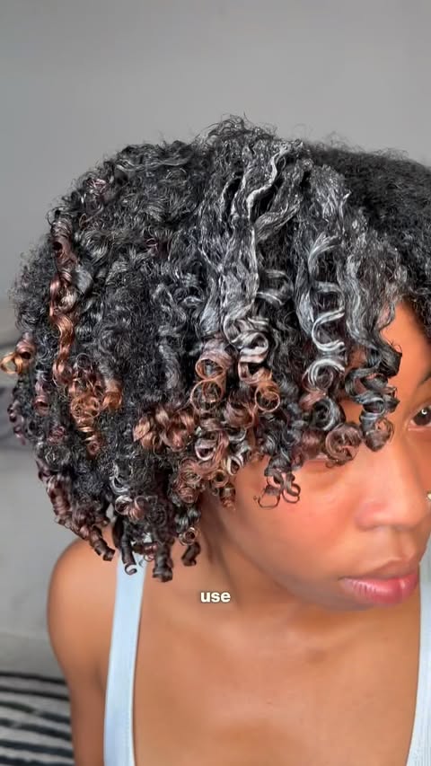 Instagram post by @bigfasia for Bounce Curl. Caption reads: [...] out perfectly with the new brush from....