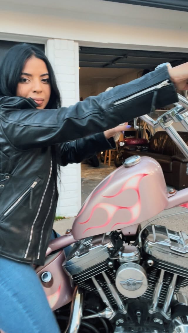 Instagram post by @deepsea.gypsy for Hell Babes. Caption reads: @hellbabes is giving away a badass custom pink....