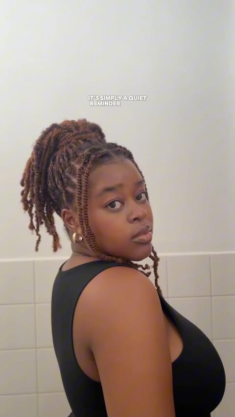 Instagram post by @kheny.y for Camille Rose. Caption reads: [...] . . . . . . #braidedstyles #womensday....