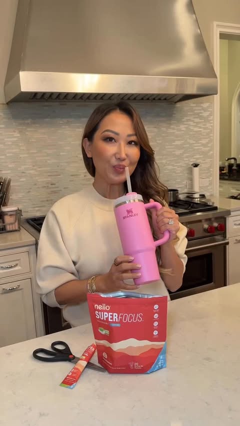 Instagram post by @tiffanymoonmd for drinknello. Caption reads: [...] focus… which is basically all day.....