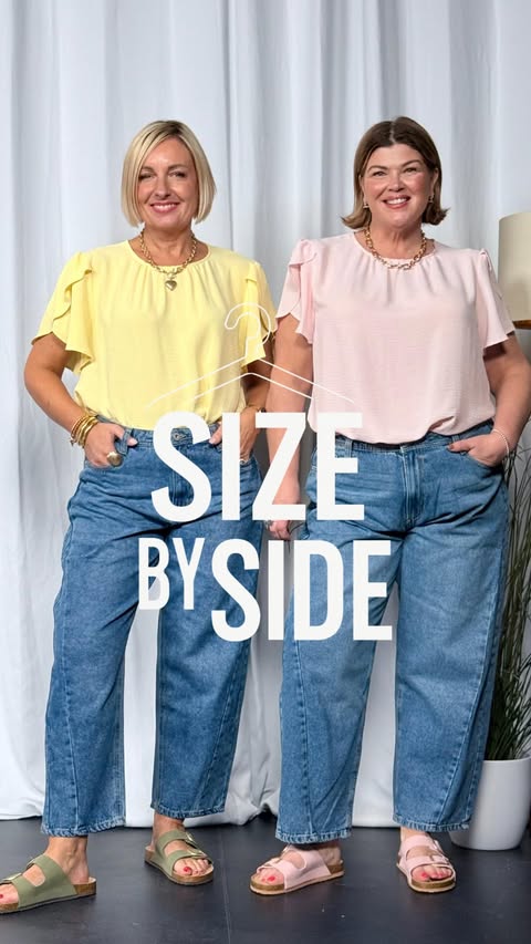 Instagram post by @rantsandbigpants for Peacocks. Caption reads: The Tulip Sleeve Blouse @peacocks_fashion teams so....