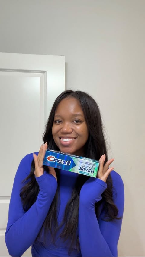 Instagram post by @branneishaa for Crest. Caption reads: #ad #CrestPartner High protein is staying in my....