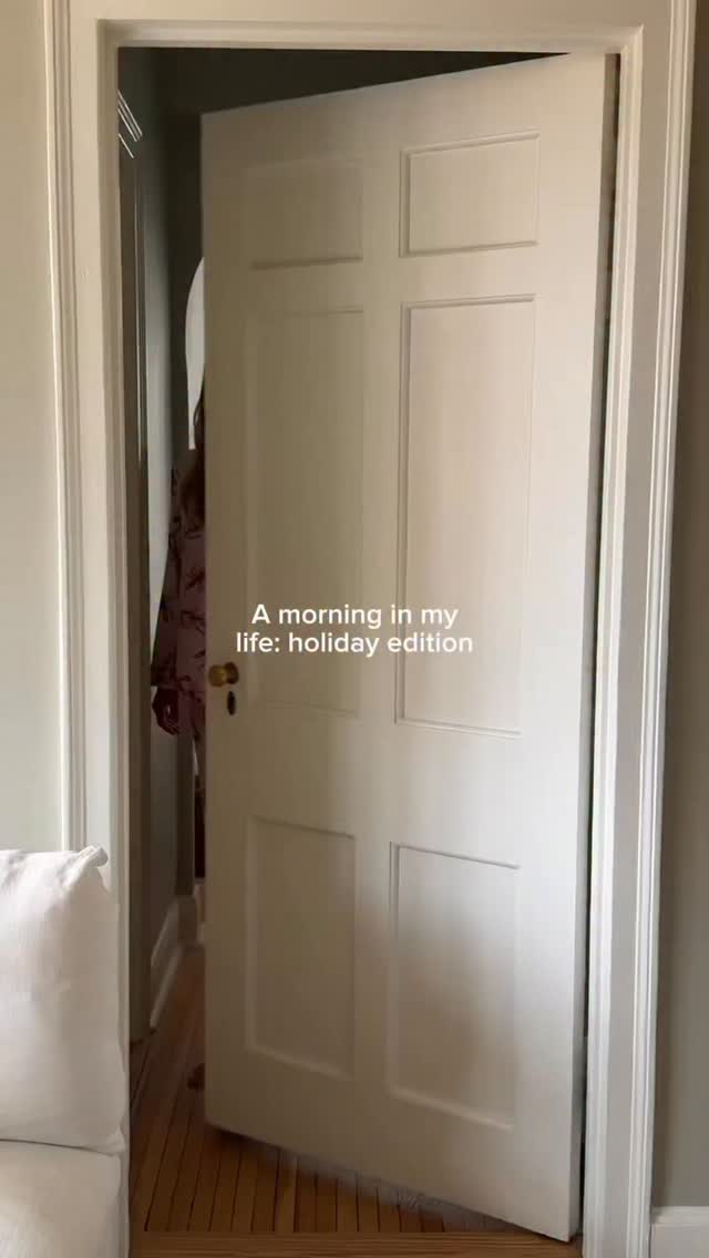 Instagram post by @gretalouisetome for Victoria's Secret. Caption reads: The perfect holiday pjs from @victoriassecret ✨....