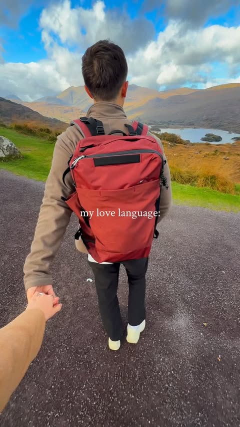 Instagram post by @tayandtreytravel for Matador Equipment. Caption reads: [...] Scotland, and England, and the....