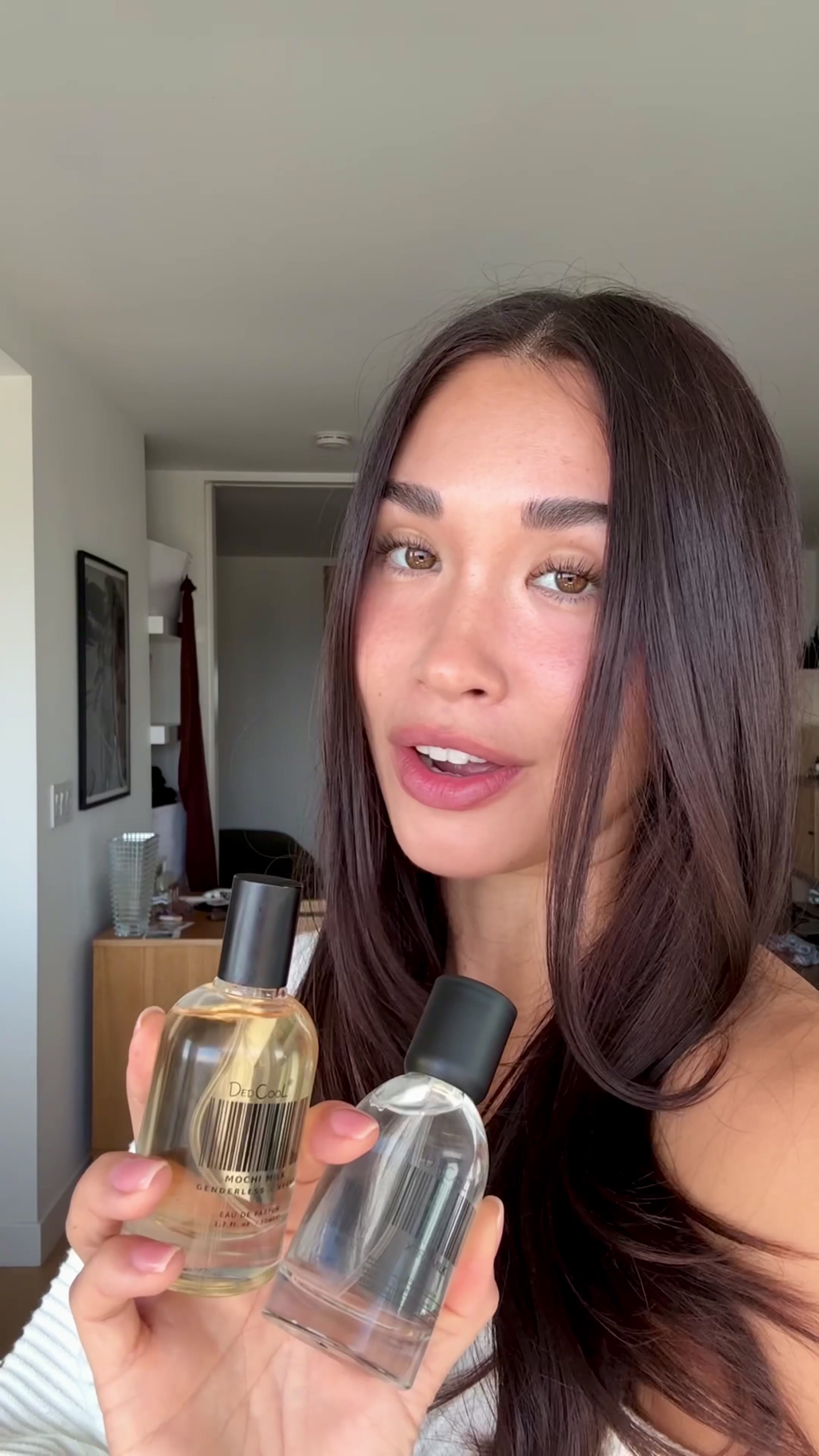 TikTok post by @jocelyn for dedcool. Caption reads: The perfect signature scent @dedcool....