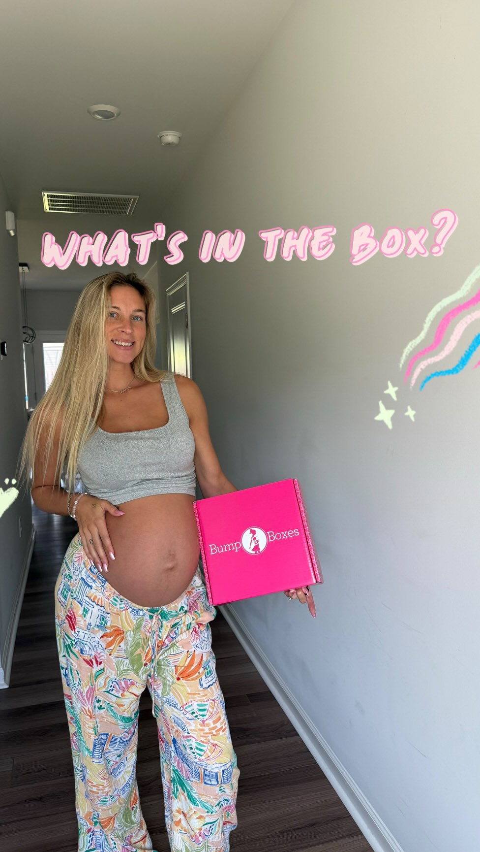 Instagram post by @nikkimwashington for Bump Boxes. Caption reads: Pregnancy is rough.. Emotionally, physically, all....