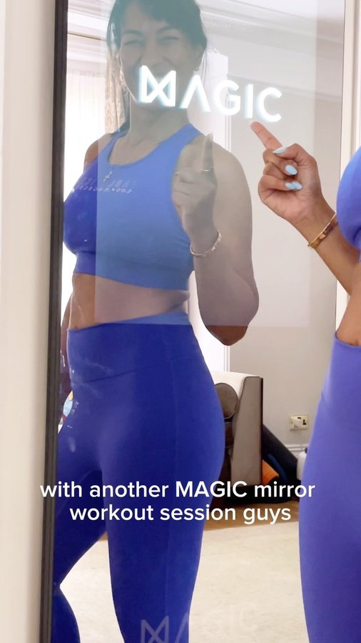 Instagram post by @iamrenerp for MAGIC AI. Caption reads: MAGIC MONDAY Mirror, mirror on the wall, who’s the....