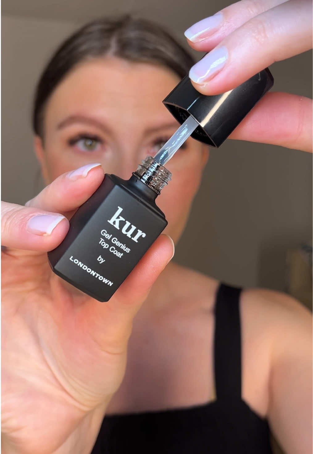 TikTok post by @danikachristinemua for LONDONTOWN. Caption reads: GOODBYE NAIL SALON! @LondontownUSA is giving salon....