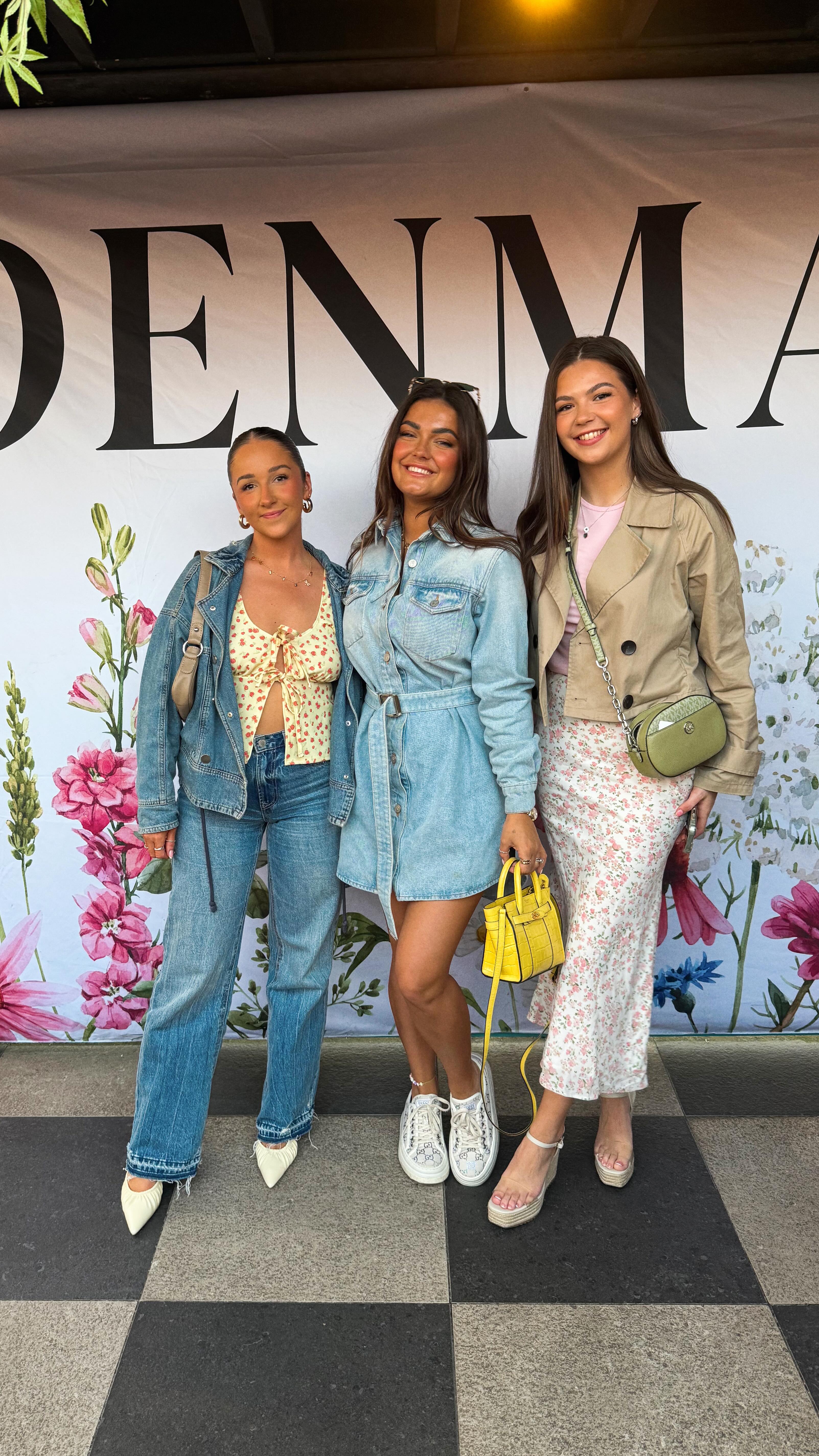 Instagram post by @caitlynlendrum for Denman Brush. Caption reads: I’m a spring girly now 🌼🌹🌻🪻🌷🌸🌺 @denmanbrush....