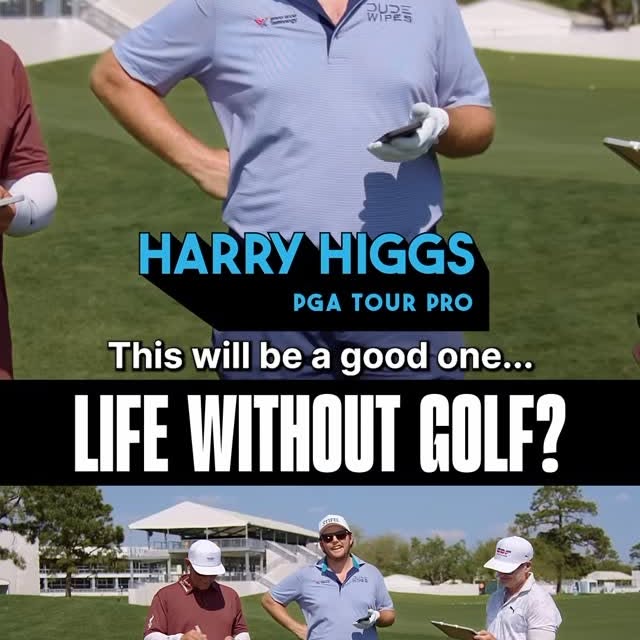 Instagram post by @harryhiggs1991 for Knockaround. Caption reads: [...] episode of Caddie Games, presented by....