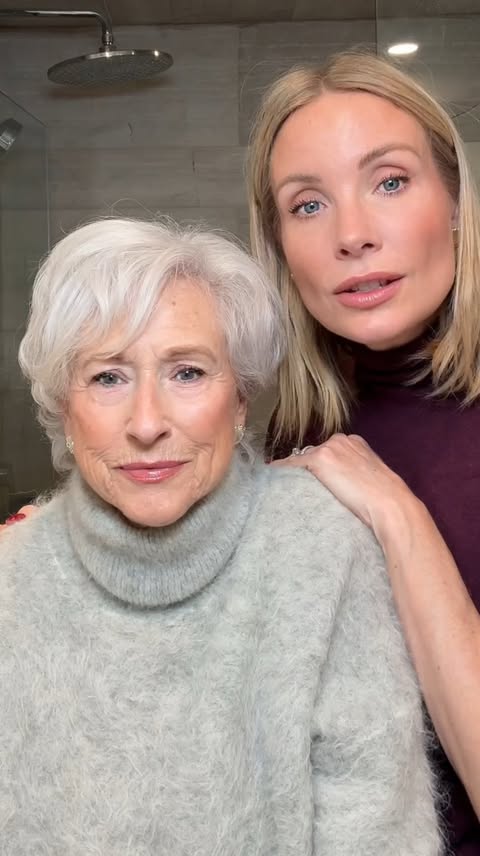 Instagram post by @livjudd for Augustinus Bader. Caption reads: the honesty 🤣 these are some of my beloved winter....